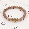 thumbnail image 2 of HOOUN Fashion Men's 8MM Multilayer Wooden Beaded Elasticity Charm Women's Bracelets-030-1, 2 of 3