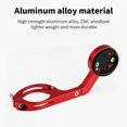 thumbnail image 2 of Soidarity Soporte de aleación de aluminio para ordenador de bicicleta, soporte de extensión para manillar de cámara deportiva, accesorios de Ciclismo Negro, 2 of 6