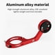 thumbnail image 4 of Yuarrent Soporte de aleación de aluminio para ordenador de bicicleta, ajustable, de Color sólido, para teléfono, cámara deportiva, soporte Ciclismo Negro, 4 of 6