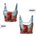 thumbnail image 5 of Lsque Tomato Field Bottle Printed Women'S Sports Bra, Compression, Moisture Wicking, High-Impact Sports Bra For Women,Supportive sports bra-Medium, 5 of 9