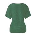 thumbnail image 4 of Womens Casual V Neck T Shirts Short Sleeve Loose Fit Summer Flowy Tops Tees, 4 of 5