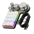 thumbnail image 1 of Custom Programmable Macro Keyboard 12-Keys 4 Knob Gaming Keypad with USB Wired+BT Dual Mode Multi-Purpose Shortcut Custom Keypad for PC Desktop, 1 of 6
