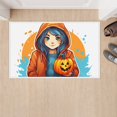 thumbnail image 3 of Durable Halloween-featured Entry Door Mat Multifunctional Graffiti Style Modern Halloween Decor - Wear-Resistant Washable Home Entrance Mats - 19.7x31.5 Inches, 3 of 5