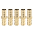 thumbnail image 5 of Conector recto de manguera de latón de 14mm Uxcell para unir aire, agua, gas, aceite, 5 piezas, 5 of 5