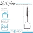 thumbnail image 2 of Trituradora de patatas Millvado de acero inoxidable para puré de patatas, 2 of 8