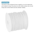 thumbnail image 3 of Uxcell 1/4" Double Fold Bias Tape Polyester Continuous Bulk Bias Tape for Sewing Seaming White 55 Yards, 3 of 6