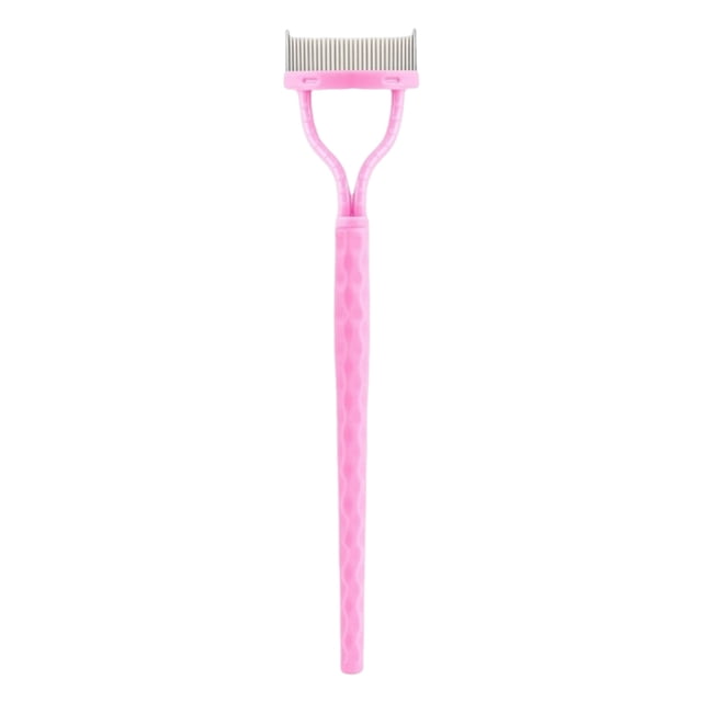 Visland Eyelash Comb Portable Eyelash Separator Tool Eyelash Definer Mascara Comb Cosmetic Brushes Tool for Easy Separation Effective Brows Grooming Brush
