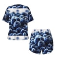 thumbnail image 2 of Sigee Blueberry for Sleepwear Casual Pjs with Pockets Women's Pajamas Sets Shorts 2 Piece Short Sleeve Lounge Sets Small, 2 of 9