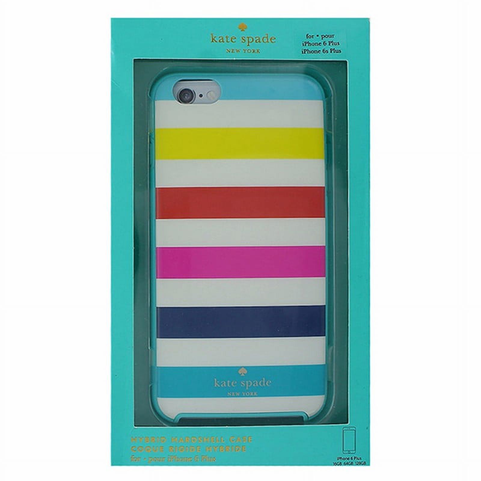 Kate Spade Hybrid Case for iPhone 6 Plus/ 6s Plus - Candy Stripes / Light Blue - image 3 of 3