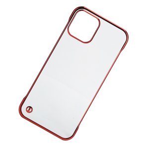YLSHRF Electroplated Hard PC Phone Case For 12 Half Border Transparent Moblie Phone Cover,Hard Phone Case For 12,Electroplated Phone Case