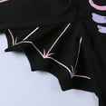 thumbnail image 3 of Bellafa Baby Bat Wings My 1st Halloween Outfit Skeleton Newborn Baby Boy Girl Black Bat Bodysuit Long Sleeve Romper With Hats, 3 of 9