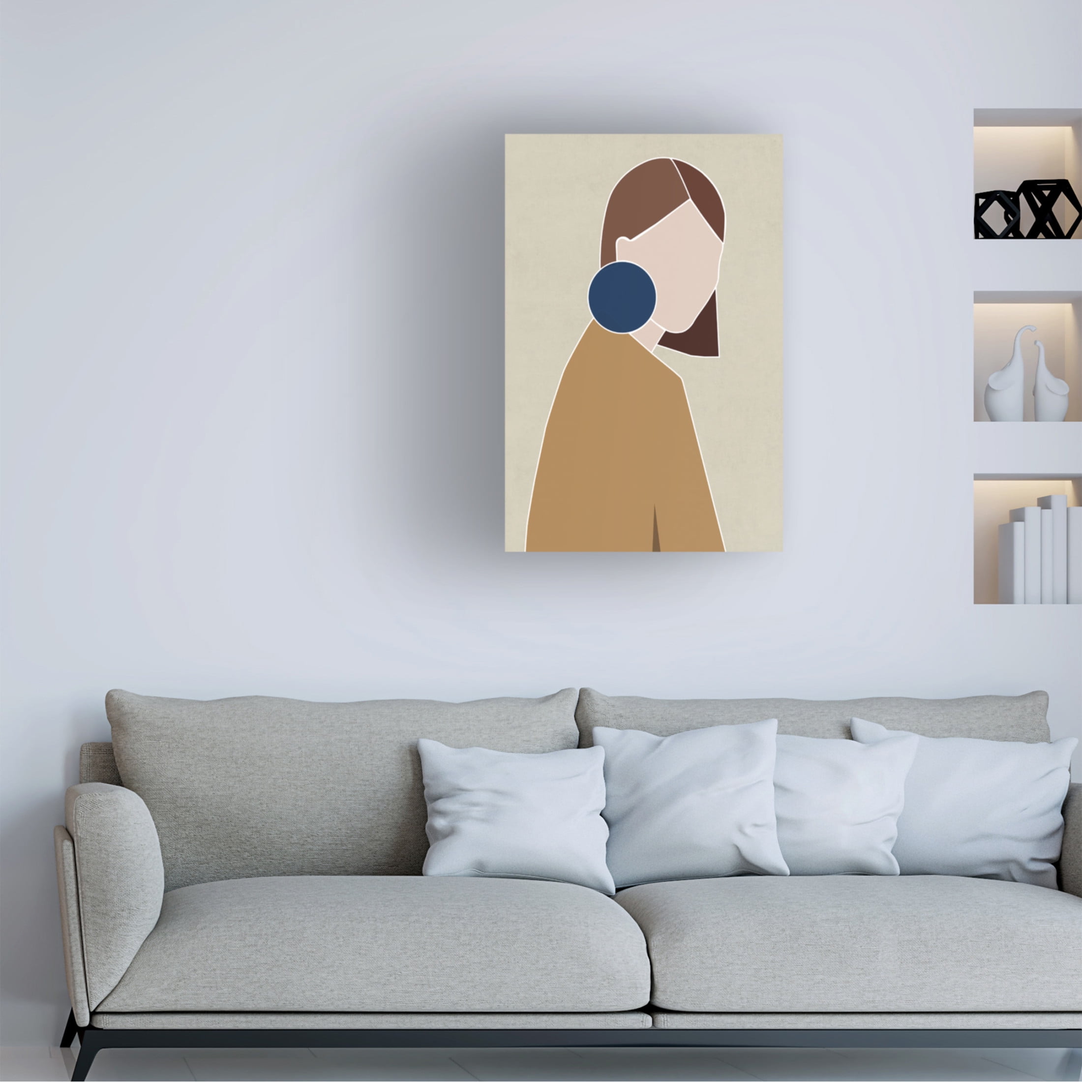 Canvas Wall Art - Incado 'Night Out' Wall Art for Living Room, Bedroom, or Office Décor by Trademark Fine Art - 30 x 47 Inches