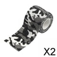 thumbnail image 1 of 2x Cinta para Dedos, Envoltura Cohesiva de Fijación de 2 Pulgadas de Ancho, Envoltura Elástica para Acampar, Deportes de Hielo Y Nieve, Gimnasio en Ca 2 piezas, 1 of 8