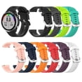 thumbnail image 3 of Correa de silicona de repuesto para reloj Garmin Forerunner 245 645 Music, color azul medianoche, 3 of 4