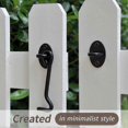 thumbnail image 4 of 2Pcs Cabin Hook Gate Hook Lock,100mm Stainless Steel Heavy Duty Gate Latch, Hook and Eye Latch for Garage,Door,Window(4Inch), 4 of 5