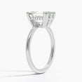 thumbnail image 2 of Alpha Jewel Excellent 1.9 Ct Emerald Cut Moissanite Ring - 14K Gold Plated - Ever & Ever Hidden Halo Ring for Women's - Hidden Halo Moissanite Ring for Women's, 2 of 3