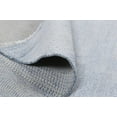 thumbnail image 5 of HomeRoots 513884 5 x 8 ft. Blue & Silver Wool Striped Hand Knotted Rectangle Area Rug, 5 of 5