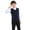 Navy, variant on Toptie Kid Uniform Sweater Vest V-Neck Cotton Knit Pullover (Navy / Black)-Navy-5