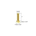 thumbnail image 2 of Unique Bargains Brass Hex Bolts, 1/4-20x1' 1 Pack Fully Thread Grade 4.8 Machine Screws, 2 of 4