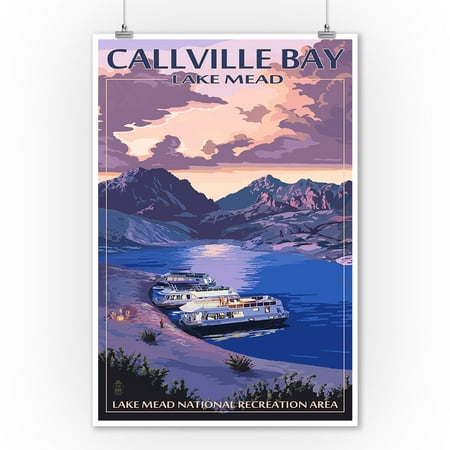 Callville Bay - Lake Mead National Recreation Area - Lantern Press Poster (9x12 Art Print, Wall Decor Travel