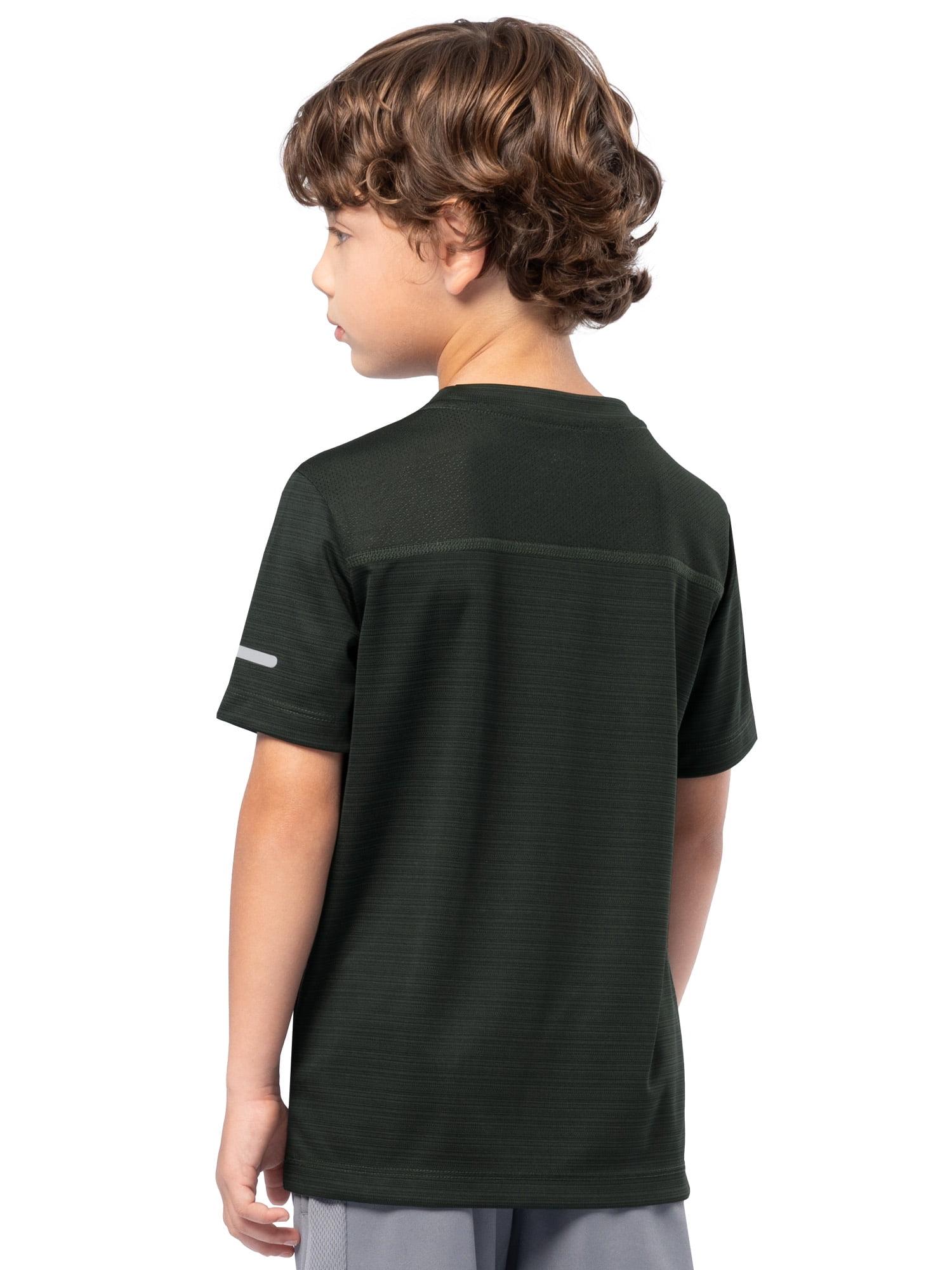 Athletic Works Boy's Active Short Sleeve T-shirt 2-Pack, Sizes 4/5-18