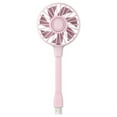 thumbnail image 5 of 2X Ventilador USB Mini Ventilador con Cuello de Cisne Ventilador de Refrigeración Flexible Ventilador Portátil para Computadora Portátil PC Móvil Oficina El Hogar Blanco, 5 of 5