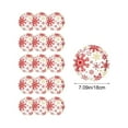 thumbnail image 3 of Red Snowflake Christmas Party Tableware Disposable Plates Cups Napkins Holiday Dinnerware for Festive Gatherings Family Celebrations(16 pcs Plates), 3 of 6