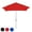 Red, variant on Strombergbrand Vented Supreme 7ft Outdoor Patio Umbrella with Tilt Function, Large Cafe Style Market Umbrella with Patented Construction, Commercial Quality Heavy Duty Umbrella - Black