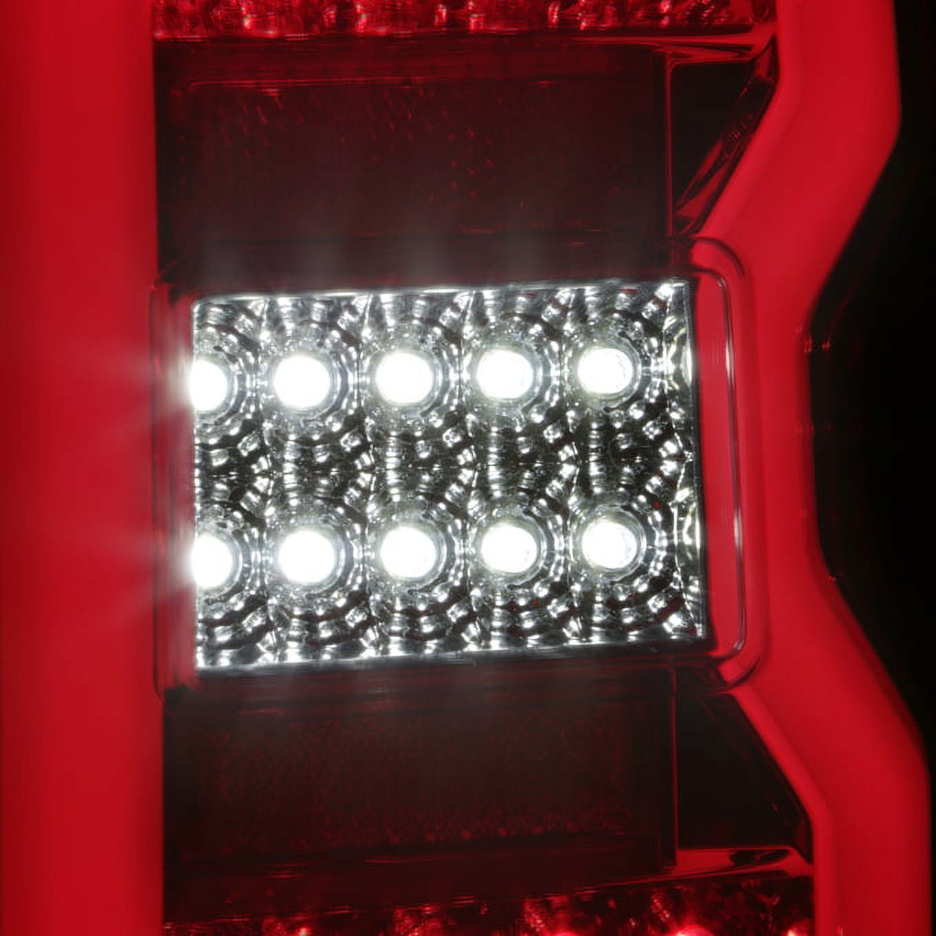 AKKON - For 2014-2019 Chevy Silverado | GMC Sierra LED Light Bar Red Housing Tail Lights Lamps -  Pair