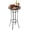 Round, variant on SENYUM Upgrade Outdoor Bar Table, Patio Bar Table, Waterproof Top & Sturdy Metal Frame, Rectangle Counter Height Dining Tables, Outdoor Furniture for Balcony, Yard, Hot Tub, Poolside, Indoor