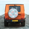 thumbnail image 6 of Goofa Cute Panda Flying in the Sky Pattern Universal Tire Cover for Jeep, SUV, Truck, and Trailer – Waterproof, UV-Resistant,Easy to Install, Fits 14"-17" Tires-14 inch, 6 of 6