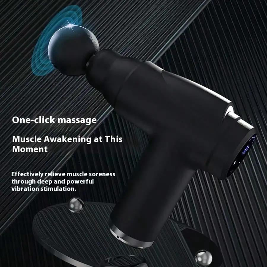 Upgraded Massage Gun: 6/32-Speed Deep Tissue, 4 Heads - Full-Body Relaxation For Fitness/Exercise (Mini & Standard Versions)