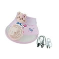 thumbnail image 4 of Sombrero Con Visera Para Niños Con Ventilador, Sombrero Para El Sol USB Para Parques Infantiles Al Aire Libre, Color Rosa, 4 of 8