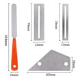 thumbnail image 4 of Stainless Steel Guitar Fret Polishing File Guitars Frets Leveling Ruler Fret Polishing Protection Gasket Guitar Repairing Tool, 4 of 5