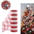 thumbnail image 1 of WHEANG Party Decor 10 Inch Deco Mesh Christmas Mesh Ribbon For Wreaths And Christmas Tree Decoration (30 Feet), 1 of 4