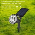 thumbnail image 3 of Lámpara de exterior Lámpara de jardín con 7 LED para exteriores, funciona con energía solar, luz de pincho montada en la pared, control de luz sensible a la luz, 3 niveles de brillo regulable ajustabl Andoer Lámpara de exterior, 3 of 7