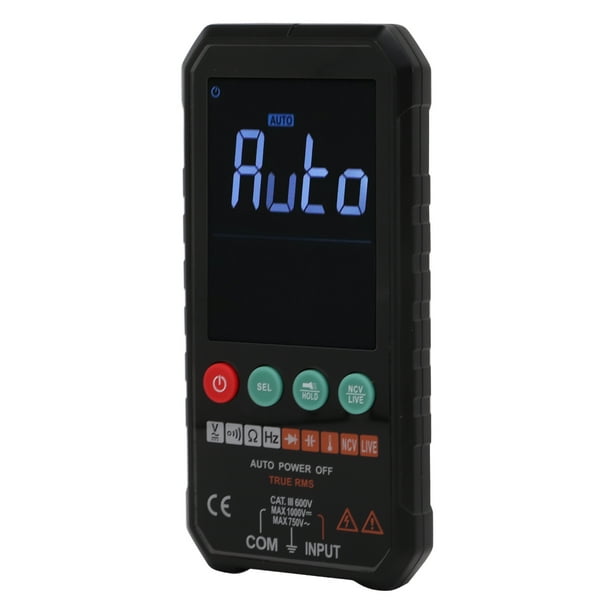Multímetro Autico, FY107C 1000V Anti -burn Burn Alta Precisión AC DC Probador para Hogar Para El Laboratorio