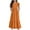 Orange, variant on Girl's Maxi Dress, Tween Ruffle Short Sleeve Long Dresses, Casual Boho Sundress with Pockets Kids Long Formal Dress 160