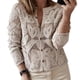 thumbnail image 1 of Top de Crochet para Mujer, Estilo Retro, Informal, con Cuello Redondo y Encaje. Color Albaricoque M, 1 of 7