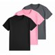 thumbnail image 2 of Pack 3 Playeras Deportivas Mujer Cuello Redondo,Black Pink Grey,L, 2 of 7