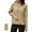 Khaki, variant on Hfnxid Sun Protection Shirt for Women UPF 50+ Zip Up Long Sleeve Shirts Breathable Quick Dry Workout Coat Casual Outdoor Hiking Shirt