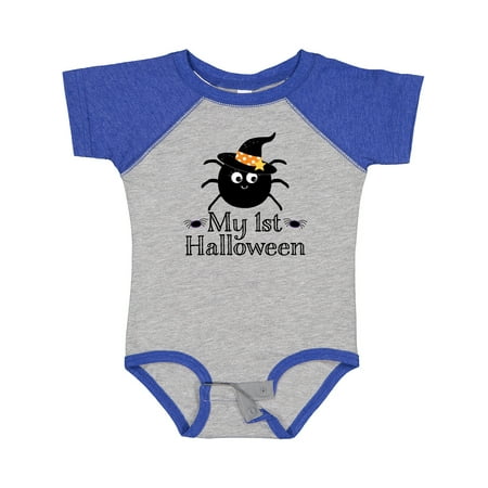 

Inktastic My 1st Halloween Witch Spider Gift Baby Girl Bodysuit