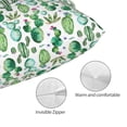 thumbnail image 3 of Rateoe Cactus Plants1 Pattern Decorative Pillow Case,Throw Pillow Covers,Plush Pillow Cover,Soft Pillow Case,Velvet Pillow Case-16"x24", 3 of 5