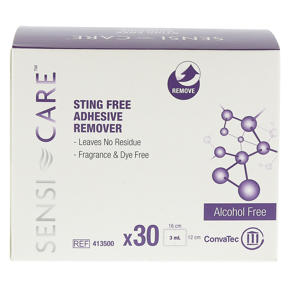 Sensicare Sting Free Adhesive Remover Wipe, Fragrance And Dye Free