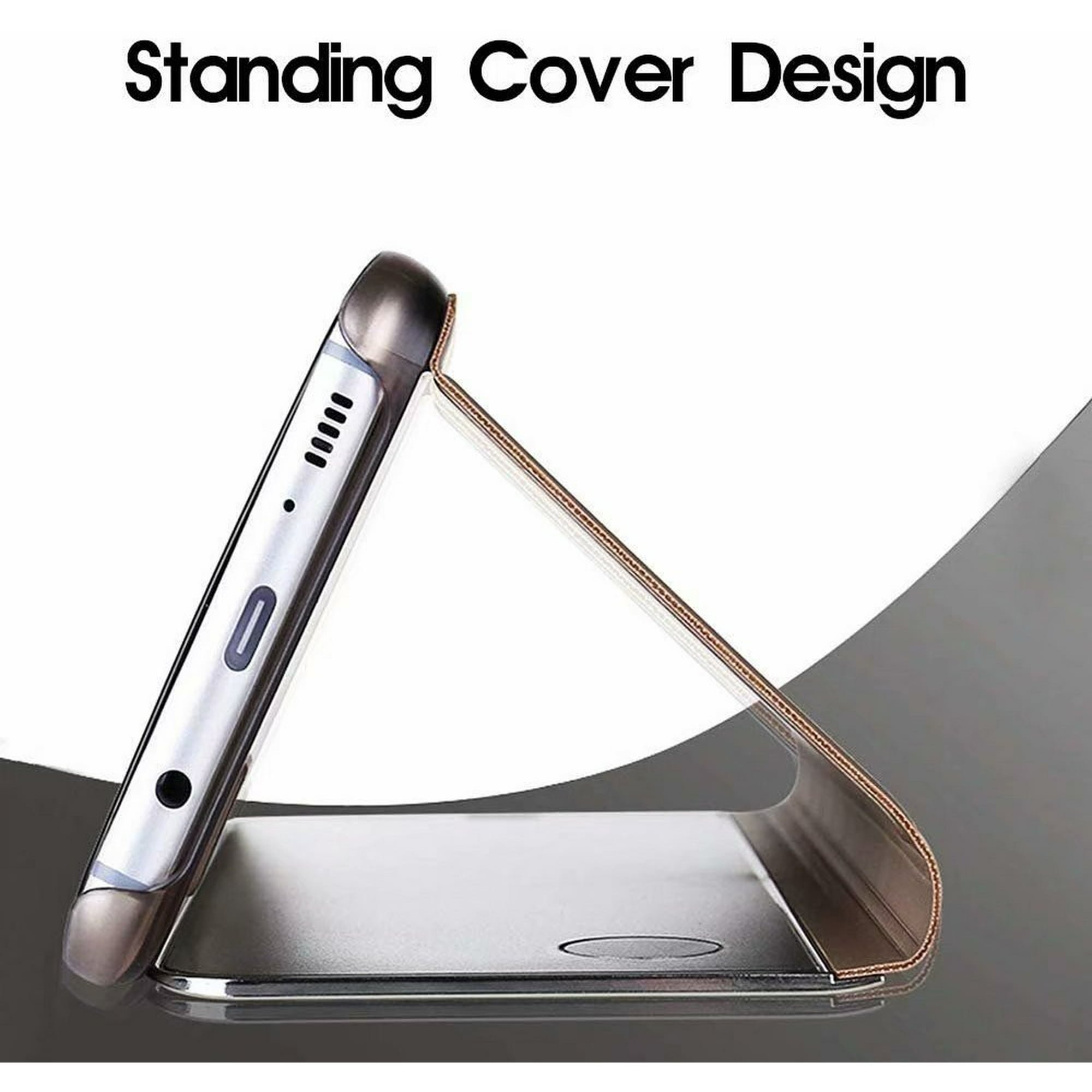 Samsung Galaxy S9 Plus Mirror Case Metal Flip Stand Phone Cover