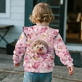 thumbnail image 5 of Garronmavis Hedgehog Kids Pullover Clothes Fashion Cherry Blossom Casual Long Sleeve Fall Winter Tops 8T Casual Clothes for Girls Warm Kids Sweatshirts Pullover for Outdoor Activities, 5 of 7