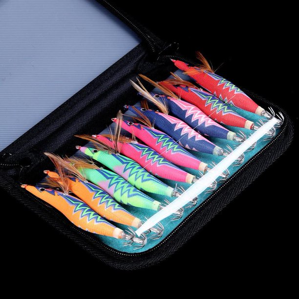10 unids/lote luminoso calamar Jig mar pesca señuelo cebo duro aparejos de pesca Barbie Nuevos Originales