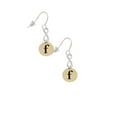thumbnail image 3 of Delight Jewelry Goldtone Disc 1/2'' Initial - f - Silver tone Infinity French Earrings, 3 of 4