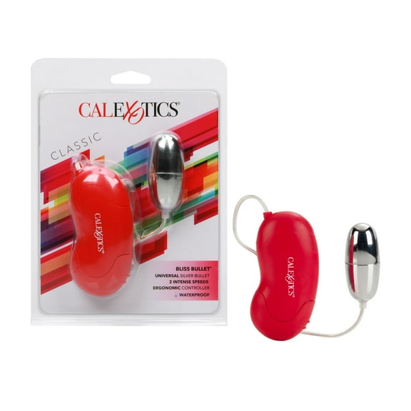 CalExotics Bliss 2-Speed Intense Ergonomic Bullet Vibrator - Red