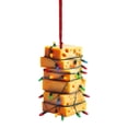 thumbnail image 4 of Clearance! Christmas Tree Gourmet Food Decor Toaster Christmas Ornament Sweet Christmas Ornament Loved Kitchen Toaster Ornament Christmas Hanging Ornament Gift For Donut Lovers, 4 of 9